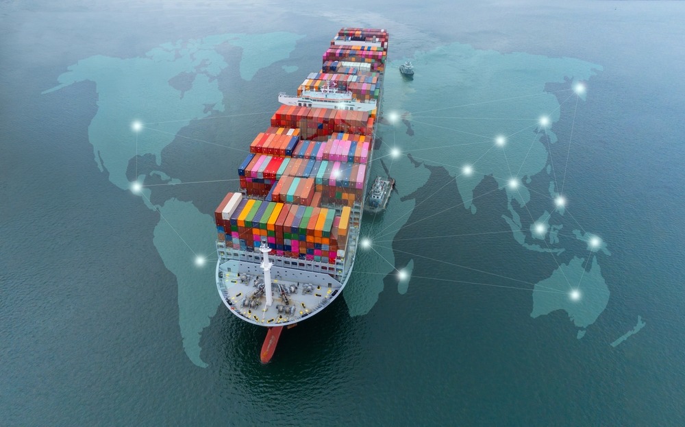 Container Ship at Sea - Judy Cargo Sea Cargo Services