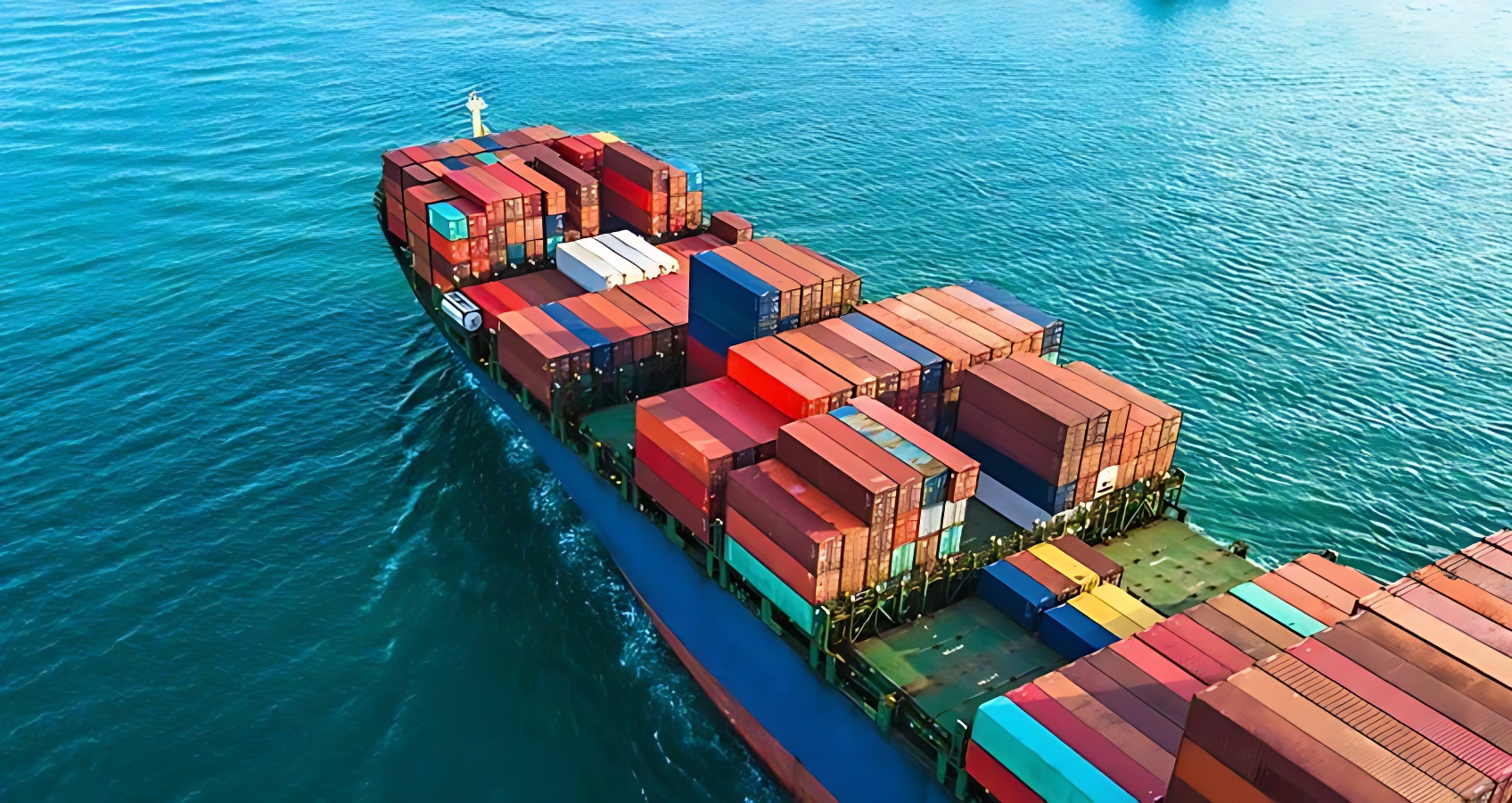 Container Ship at Sunset